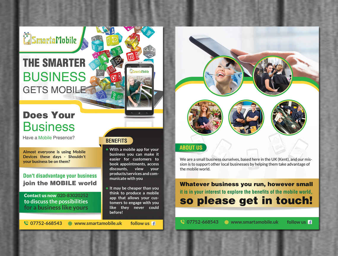 Flyer Design by creative.bugs for SmartaTech | Design #9411866