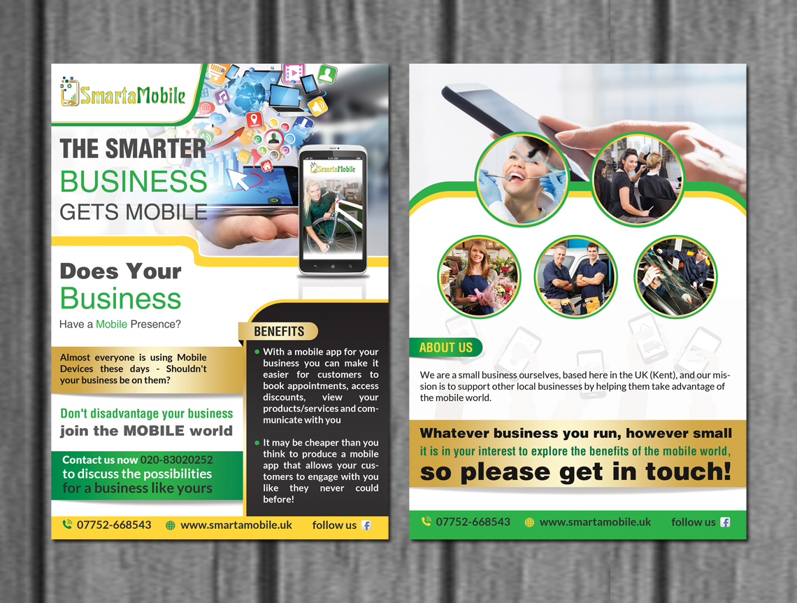 Flyer Design by creative.bugs for SmartaTech | Design #9411867