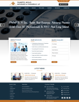 New Website for NY and South Florida Based Accounting Firm | Web-Design von Sbss