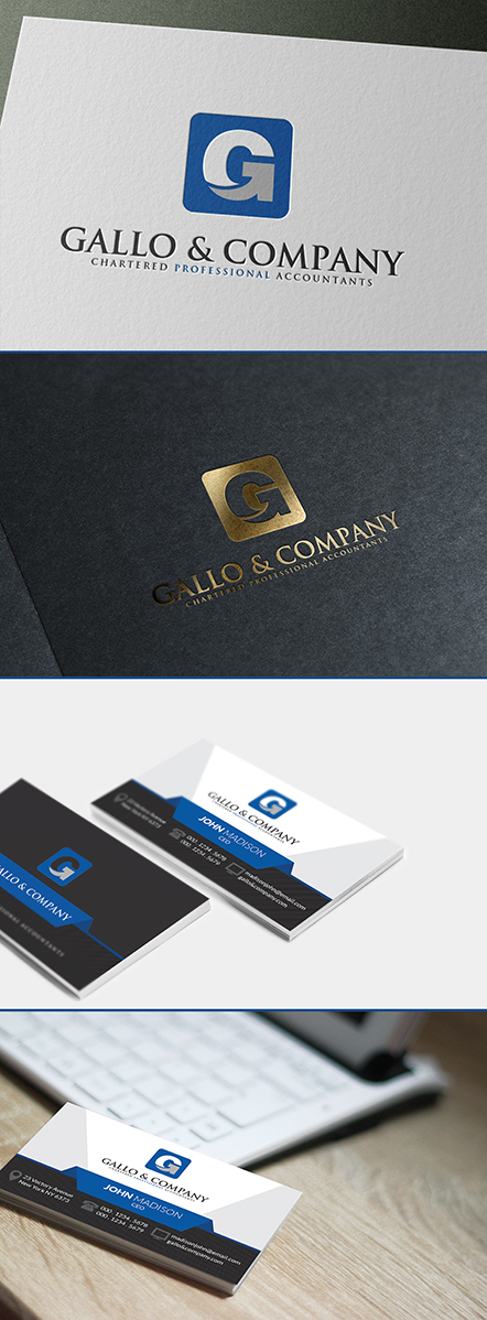 Logo Design by Wael aziz Elbedna for Gallo & Company Chartered Accountants | Design #9531589