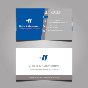 Logo Design by krokodila for Gallo & Company Chartered Accountants | Design: #9481400