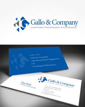 Logo Design by Aleksic for Gallo & Company Chartered Accountants | Design: #9529679