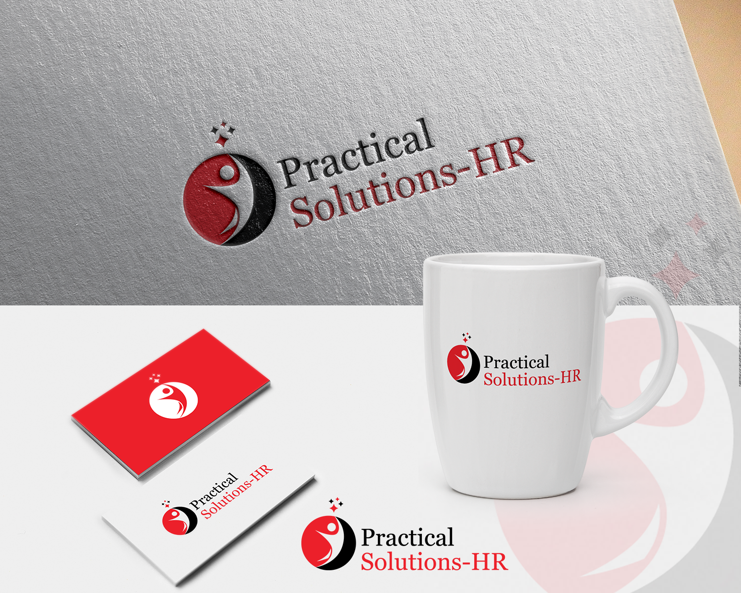Logo Design by Firstception for Practical Solutions-HR | Design #9408532