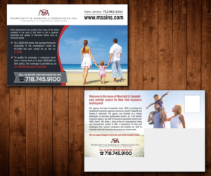 Postcard Design by Designers Hub for Marchetti & Ssabatelli Associates Inc. | Design: #9408374