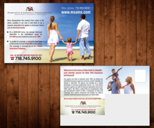 Postcard Design by Designers Hub for Marchetti & Ssabatelli Associates Inc. | Design: #9428540