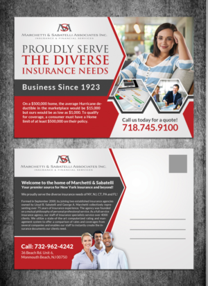 Postcard Design by debdesign for Marchetti & Ssabatelli Associates Inc. | Design: #9403235