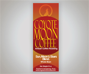 Graphic Design by Gibbs Saad for Coyote Moon Coffee | Design: #2122663