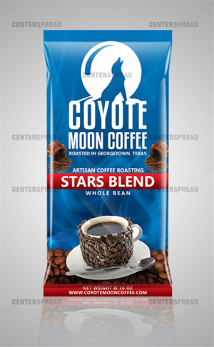 Graphic Design by CENTERSPREAD for Coyote Moon Coffee | Design #2081733