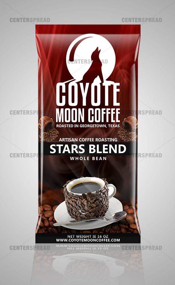 Graphic Design by CENTERSPREAD for Coyote Moon Coffee | Design #2081742