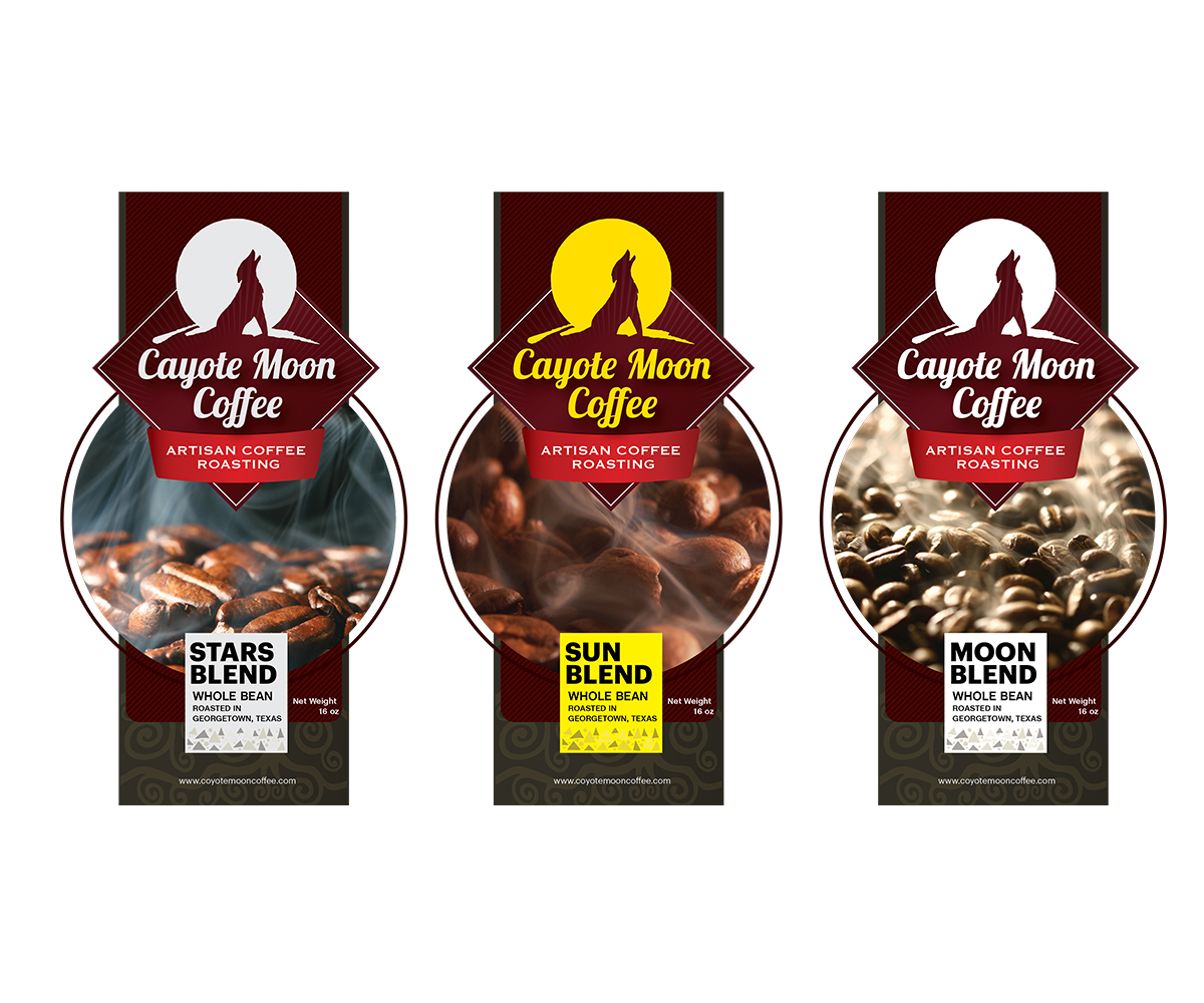 Graphic Design by Sucre for Coyote Moon Coffee | Design #2114806