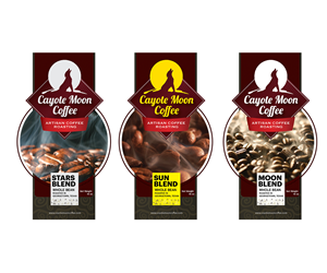 Graphic Design by Sucre for Coyote Moon Coffee | Design: #2114806