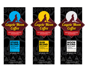 Graphic Design by Sucre for Coyote Moon Coffee | Design: #2125033