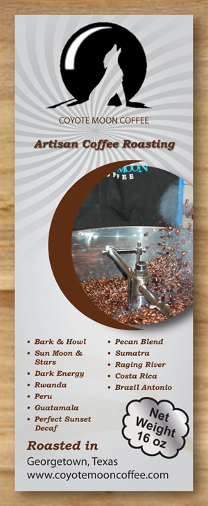Graphic Design by theblueart for Coyote Moon Coffee | Design: #2060252