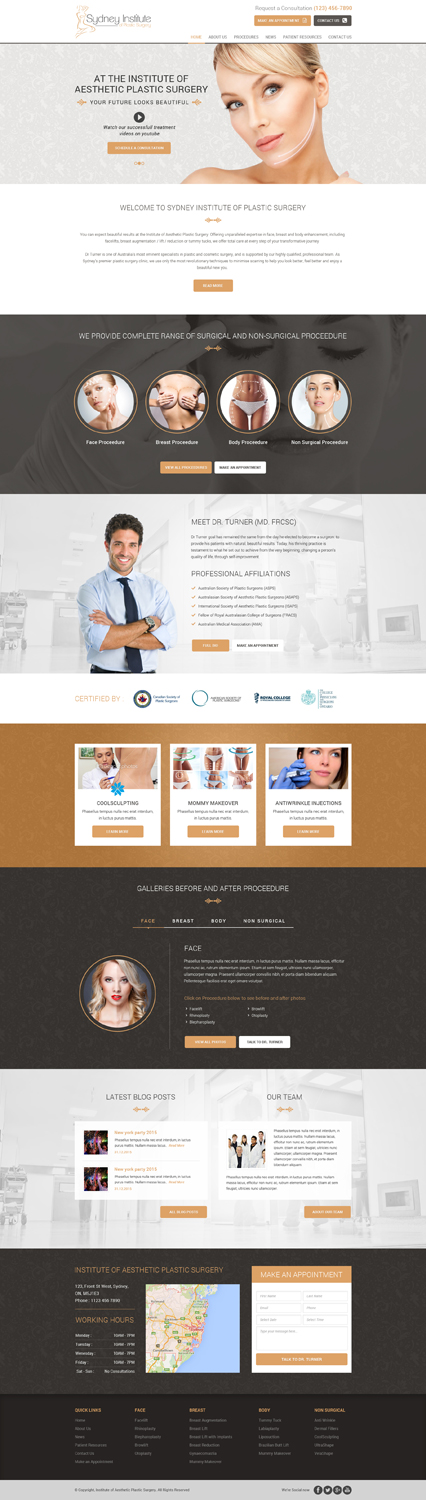 Web Design by Hashim Creetto for Dr Turner | Design #9424552