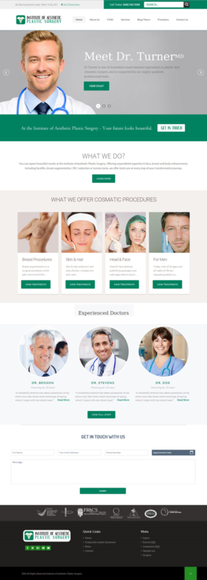 Web Design by Designing Fever for Dr Turner | Design: #9398301