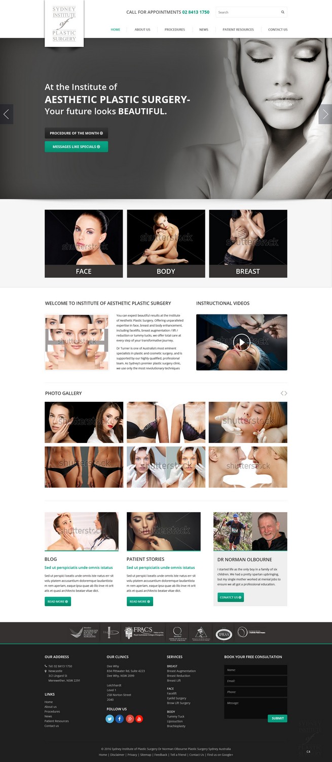 Web Design by pb for Dr Turner | Design #9406302