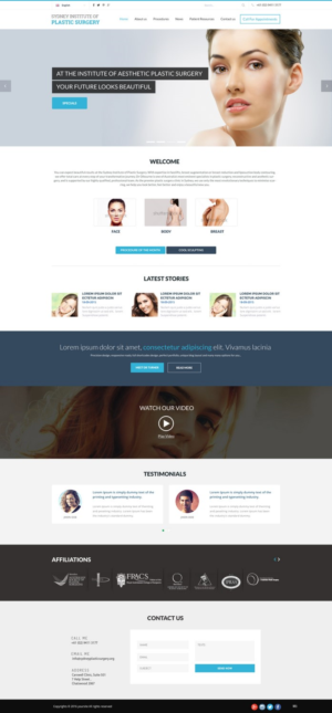 Web Design by pb for Dr Turner | Design: #9407923