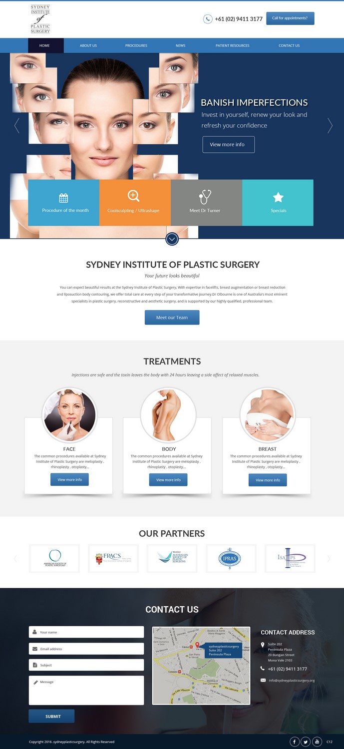 Web Design by pb for Dr Turner | Design #9407924