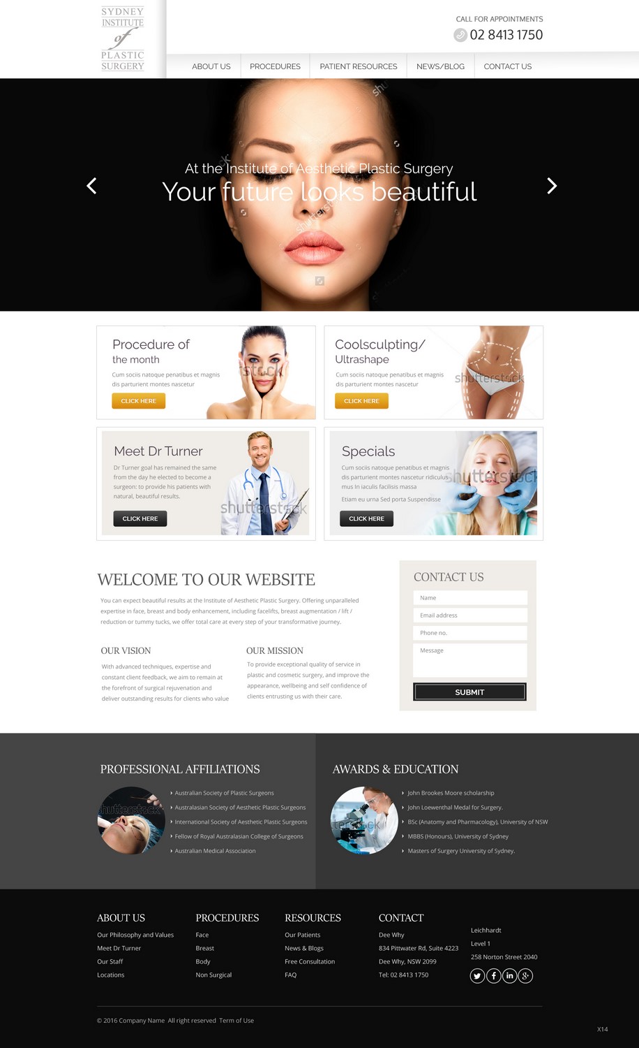 Web Design by pb for Dr Turner | Design #9407929