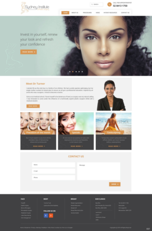 Web Design by pb for Dr Turner | Design: #9417367