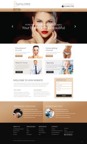 Web Design by pb for Dr Turner | Design: #9417369