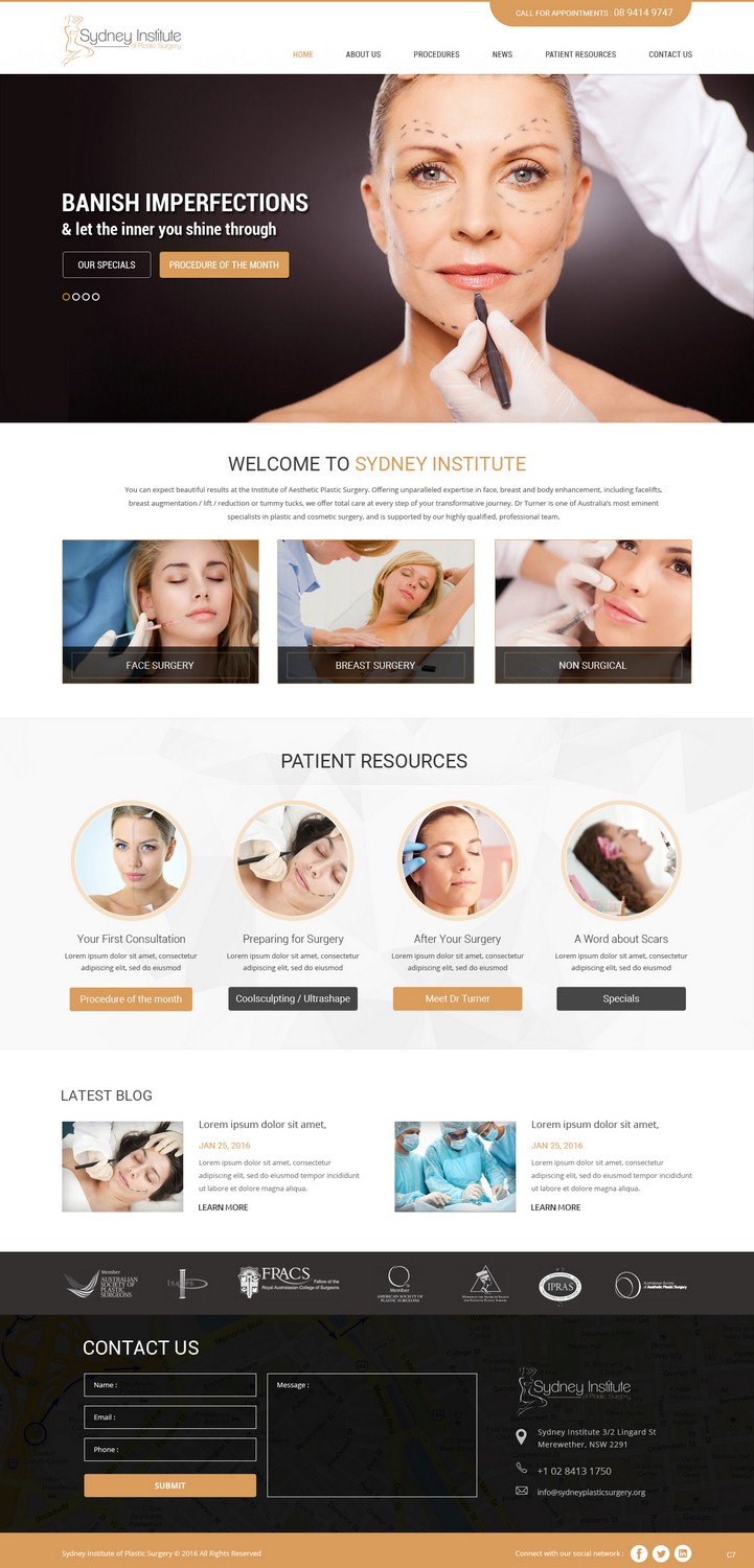 Web Design by pb for Dr Turner | Design #9417379