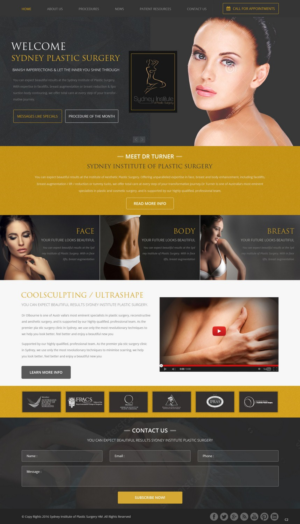 Web Design by pb for Dr Turner | Design: #9417380