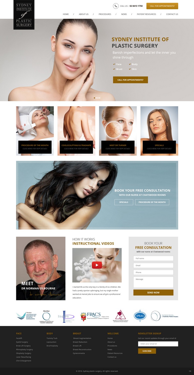 Web Design by pb for Dr Turner | Design #9417391