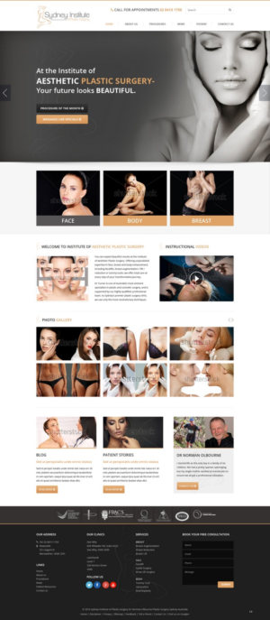 Web Design by pb for Dr Turner | Design: #9417392