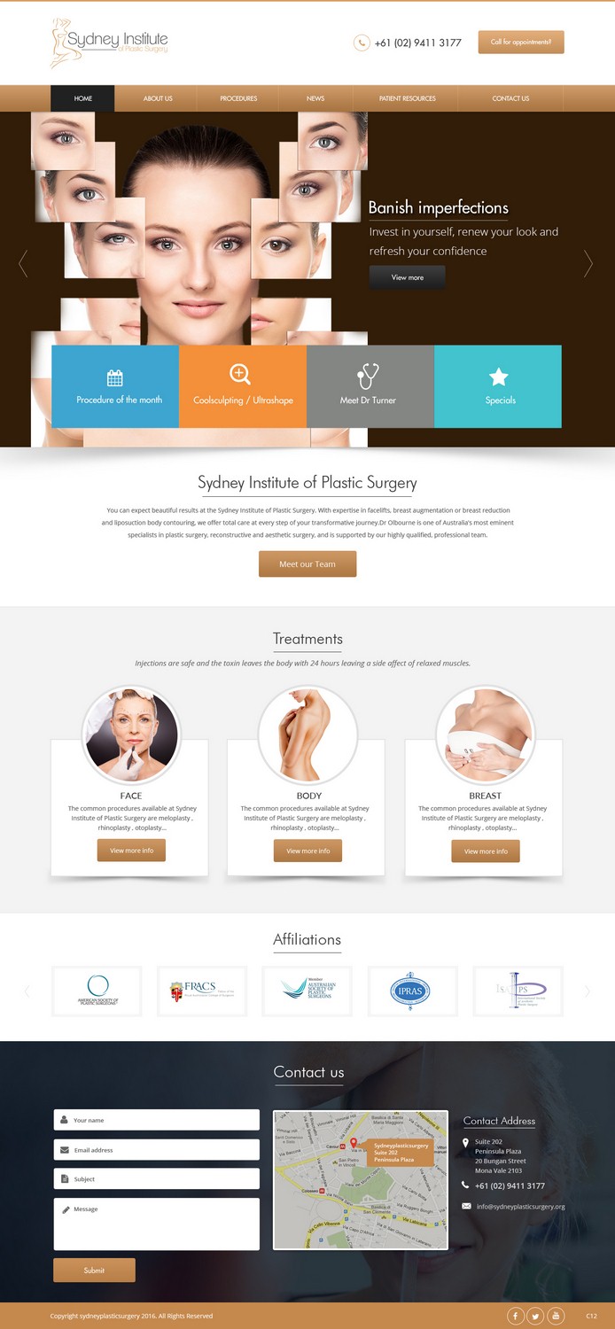 Web Design by pb for Dr Turner | Design #9417394