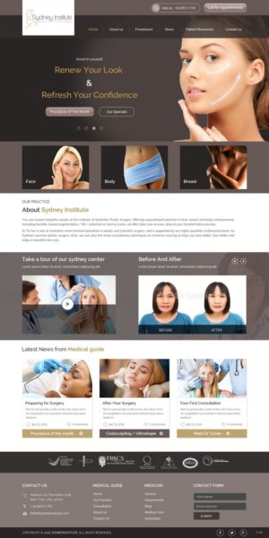 Web Design by pb for Dr Turner | Design: #9417414