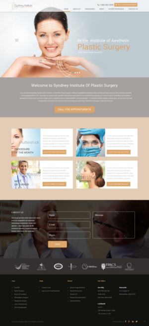 Web Design by pb for Dr Turner | Design: #9417419