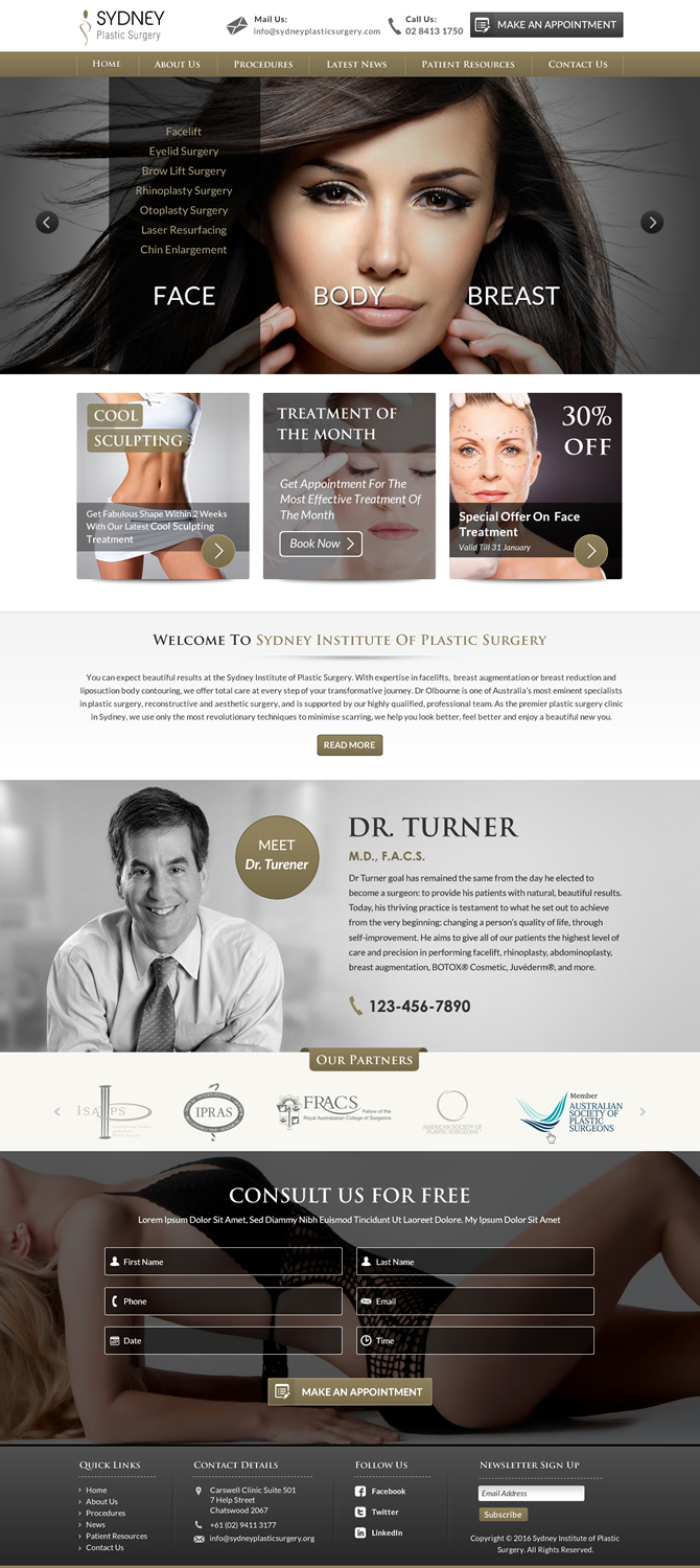Web Design by Sbss for Dr Turner | Design: #9403713