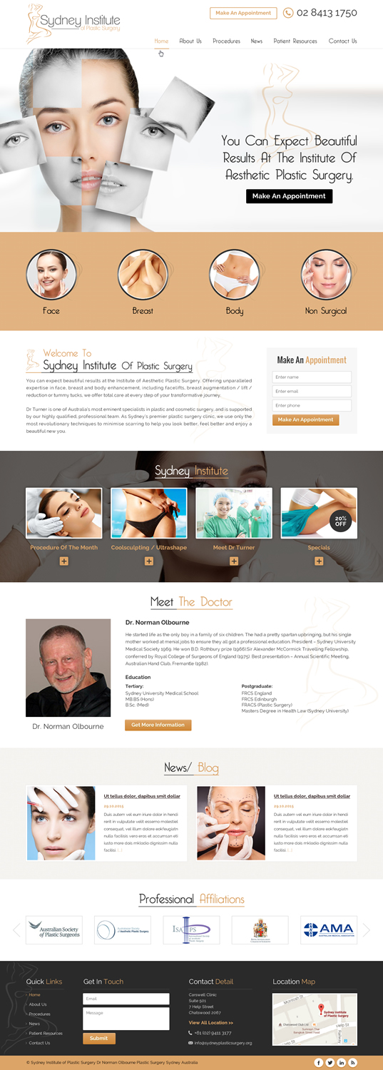 Web Design by Sbss for Dr Turner | Design #9424695