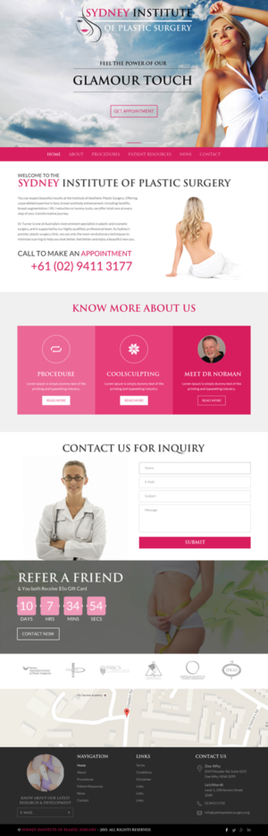 Web Design by rightway for Dr Turner | Design: #9400382