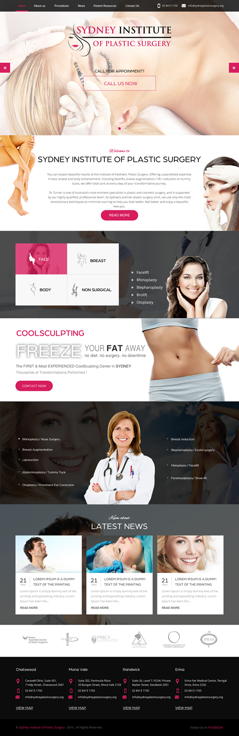 Web Design by rightway for Dr Turner | Design #9402216