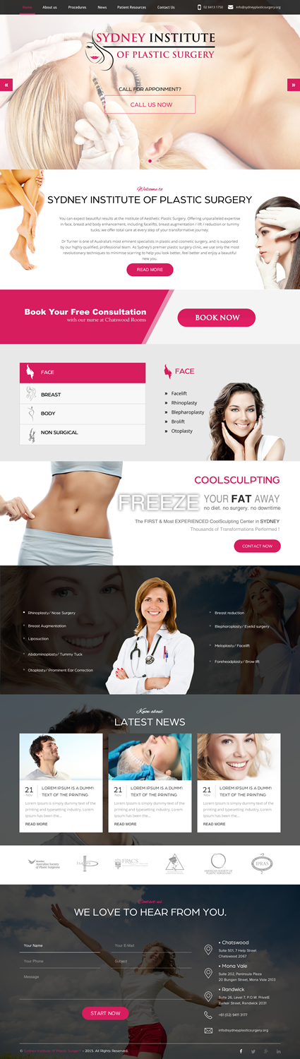 Web Design by rightway for Dr Turner | Design #9402671