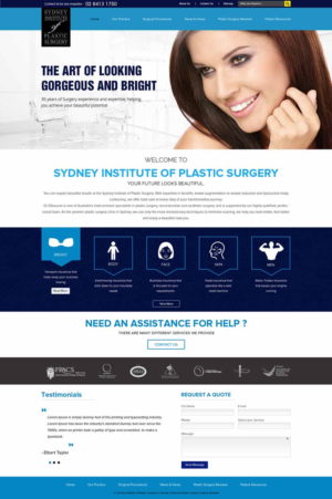 Web Design by Vblue for Dr Turner | Design #9428212