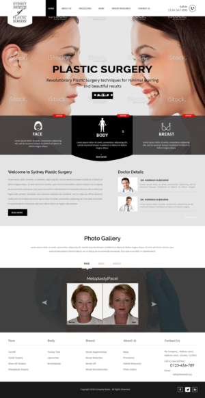 Web Design by Creations Box 2015 for Dr Turner | Design: #9415873