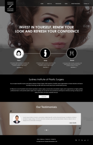 Web Design by Creations Box 2015 for Dr Turner | Design: #9415874