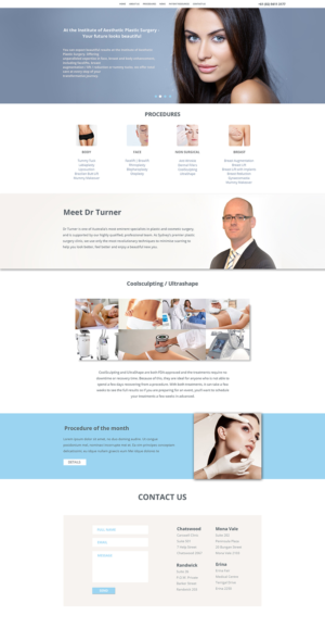 Web Design by dii for Dr Turner | Design: #9409820