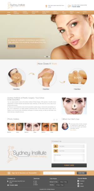 Web Design by Designtraffix for Dr Turner | Design: #9423468