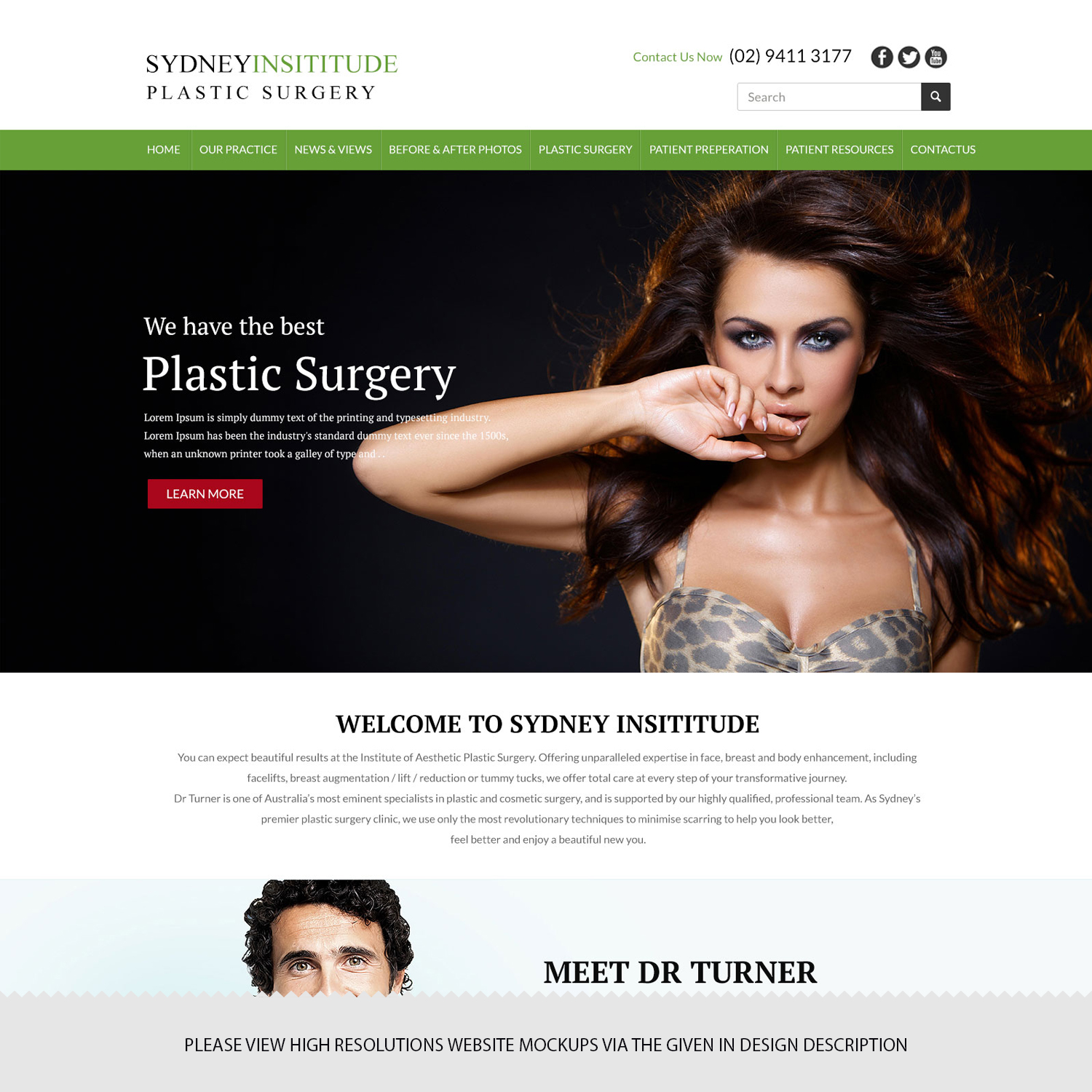 Web Design by IntuitForce for Dr Turner | Design #9405489