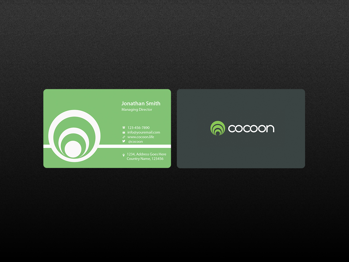 Business Card Design by Creations Box 2015 for Cocoon | Design #9407462