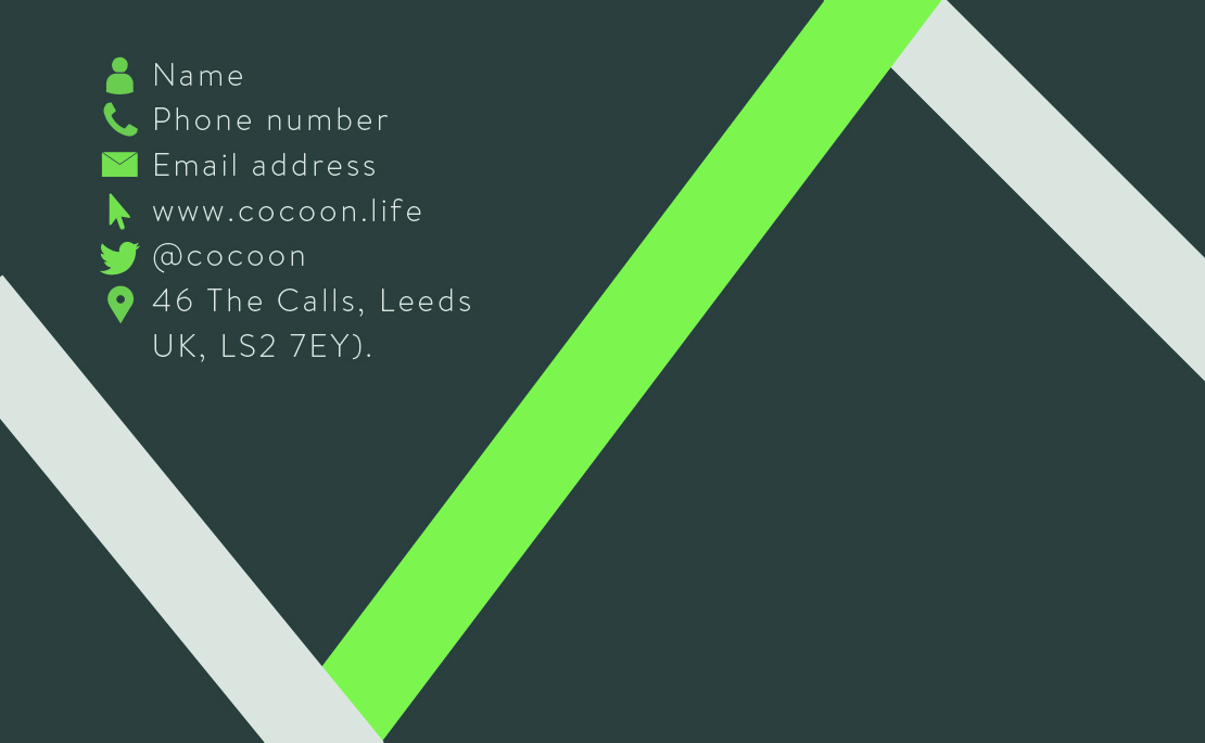 Business Card Design by Rahmi Puspita for Cocoon | Design #9442402