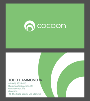 Visitenkarten-Design von Romualdas Jurgaitis für Cocoon | Design #9453771