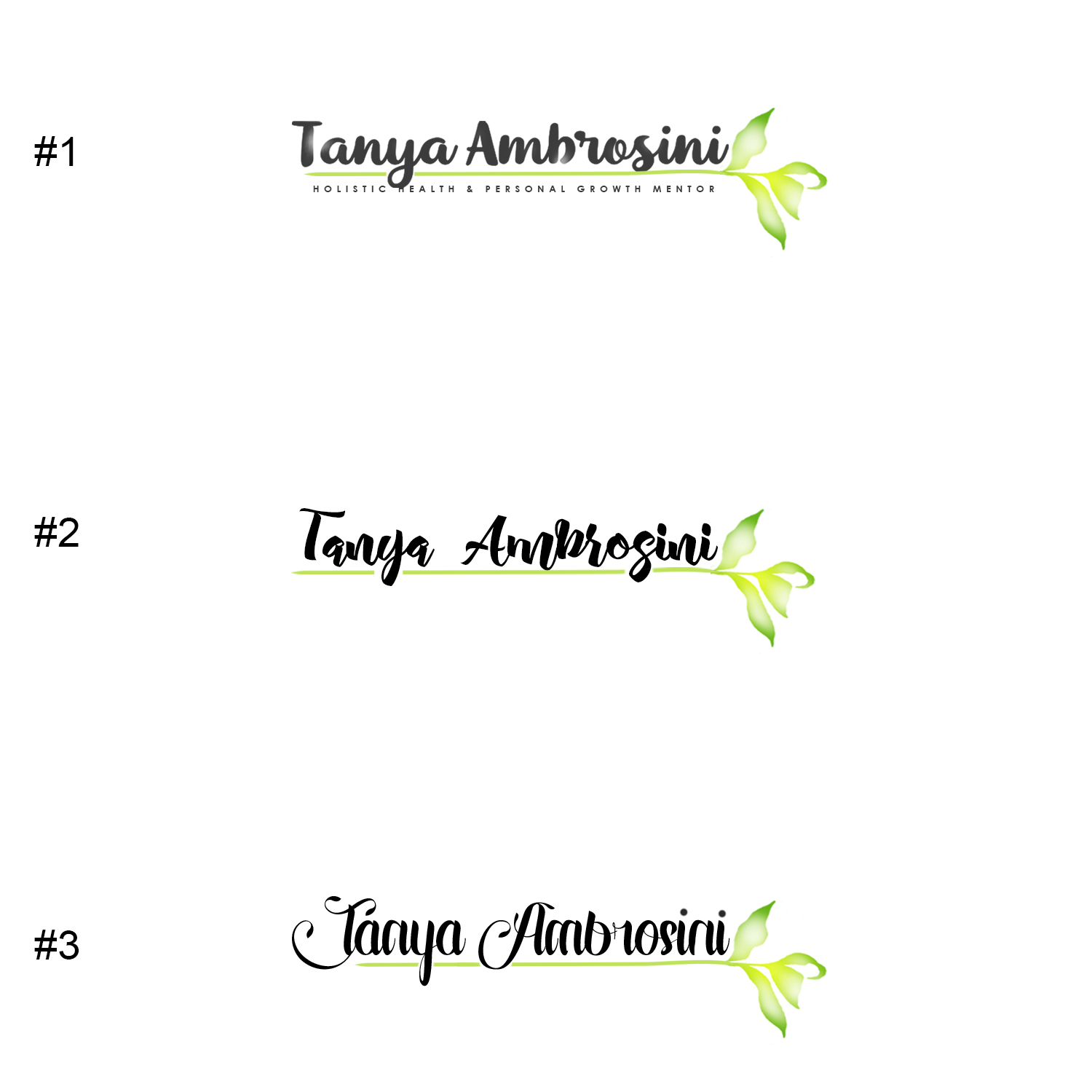 Logo Design by Alex_Digital for Tanya Ambrosini | Design #9450767