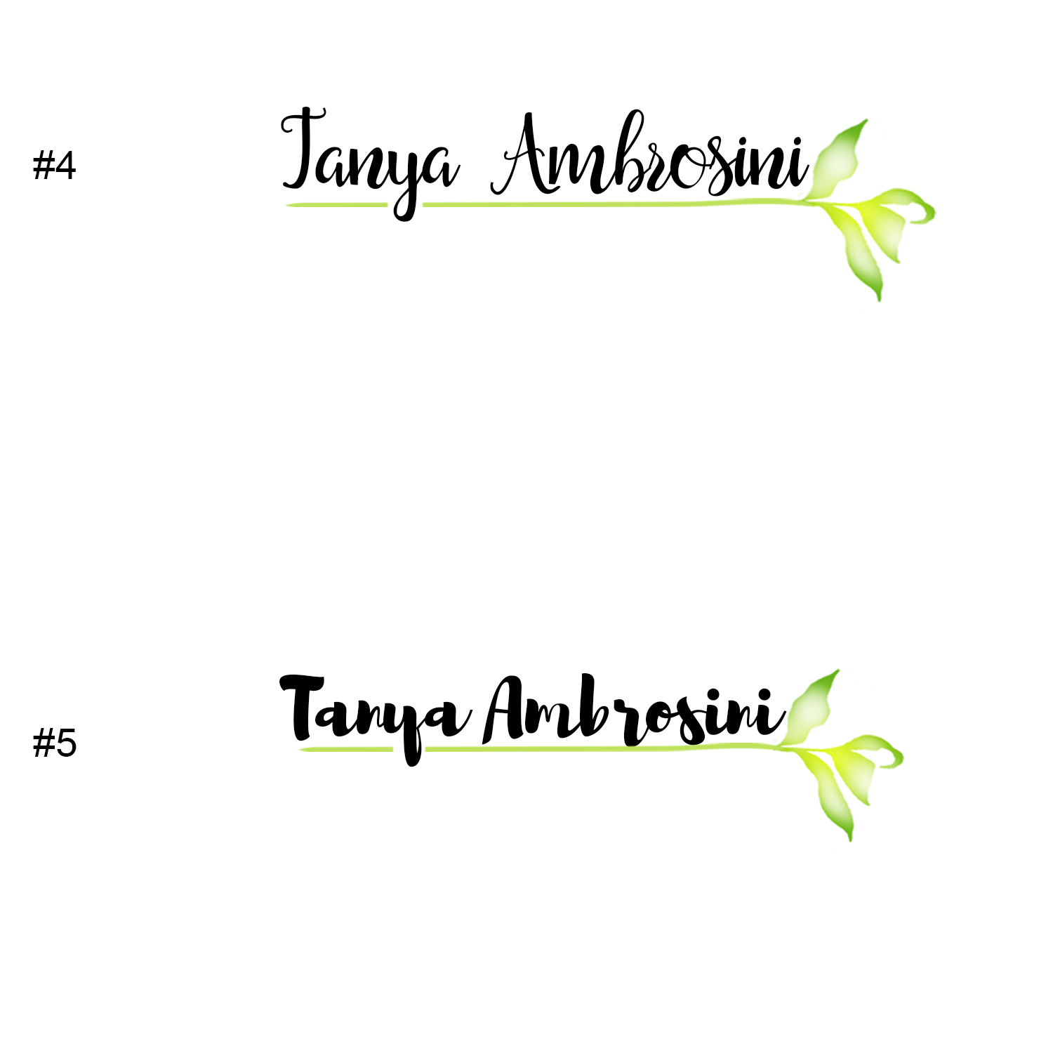 Logo Design by Alex_Digital for Tanya Ambrosini | Design #9450846