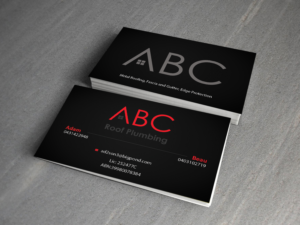 Design de Carte de Visite par Creations Box 2015 pour ABC roof plumbing | Design : #9405161