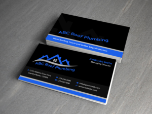 Design de Carte de Visite par Creations Box 2015 pour ABC roof plumbing | Design : #9405170